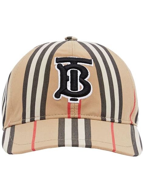 burberry monogram embroidered baseball cap|authentic Burberry hat.